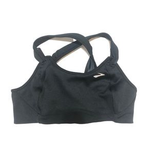 Brooks Black adjustable nursing sports bra